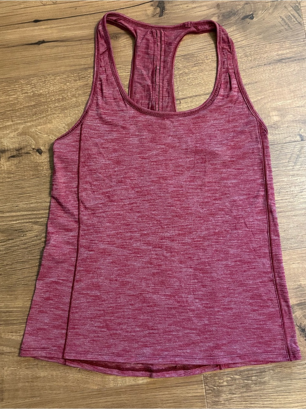 Lululemon Hotwave Tank in Heathered Rosewood
